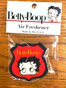 エアフレッシュナー/ベティ BETTY BOOP (ベリーの香り) レッド アメリカン雑貨 消臭 芳香剤 車 インテリア雑貨 カーアクセサリー かわいい