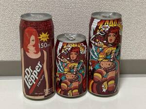 ロッキンジェリービーン　ドクターペッパー　Dr Pepper　空き缶　Rockin’Jelly Bean エロスティカ　ガール 缶