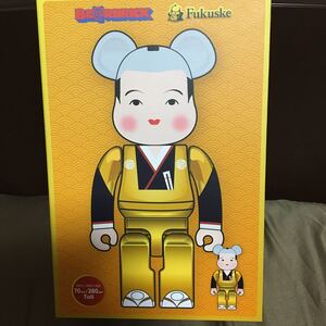 激レア★ベアブリック 100%&400% メディコムトイ BE@RBRICK 福助人形 新品未開封美品