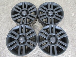 FJクルーザー　20X7.5J +15　6/139.7　TOYOTA純正　ホイール【マッドブラック塗装】入替OK　来店OK