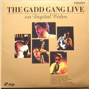 中古・LD/The GADD GANG LIVE on DIGTAL VIDEO/1988/STEVE GADD/Cornell Dupree/エディ―・ゴメス/Ronnie Cuber/