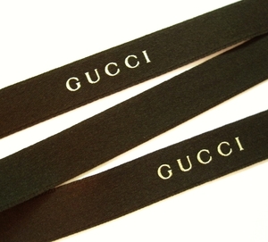 海外正規 新品 グッチ リボン GUCCI ラッピング 100％本物・正規 新品 10m 10メートル 1000cm 非売品