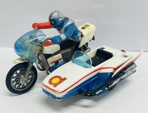 O252-G15-588 ◎ ポピー キカイダー01 ダブルマシーン 超合金 ミニカー おもちゃ 玩具 コレクション