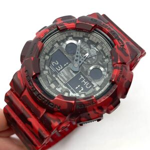 1円〜　カシオ　G-SHOCK GA-100CM カモフラ　ユーズド美品