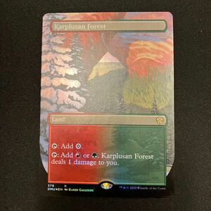 MTG DMU カープルーザンの森 英語 ボーダーレス Foil