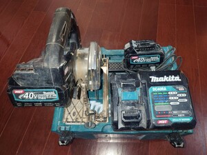 マキタ makita 40Vmax バッテリー 充電器付 丸ノコ　ジャンク