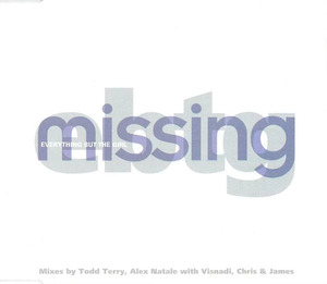 Everything But The Girl「Missing」(UK盤CDS：1995年 Todd Terry)