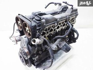 ◆実動外し! クランキング確認済み!◆ 保証付 純正 JZA80 スープラ 2JZ-GE NA 前期 AT オートマ エンジン本体 カムシャフト カバー付 棚R5