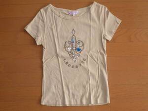 a cide レディース半袖Tシャツ ベージュ　38号