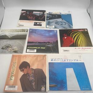 【7枚セット】杉山清貴/オメガトライブ/レコード/EP/シングル/2