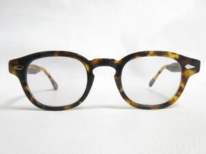 13940◆MOSCOT/ORIGINALS NYC モスコット LEMTOSH レムトッシュ 44□24-140(401412) HABANA 度付きレンズ メガネ/眼鏡 中古 USED