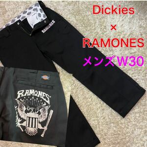 【希少】Dickies ×RAMONES バンド　パンツ　メンズW30