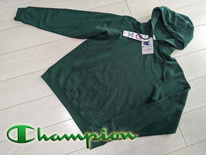 ◆新品 Champion チャンピオン アメリカ製 9oz パーカー メンズ L モスグリーン 定価16,500円 MADE IN USA 裏起毛 フーディー 米製 緑