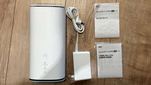 【超美品】Speed Wi-Fi HOME 5G L13 ZTR02 ホームルーター ネットワーク 無線LAN UQ WiMAX