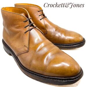 ☆即決・送料無料☆【SHIPS別注】CROCKETT&JONES CHEPSTOW チェプストウ 薄茶 ライトブラウン 25.5cm 革靴 ブーツ 本革 本皮 メンズ