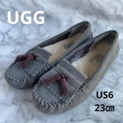 UGG アグ　スエード モカシン　US6(23㎝）