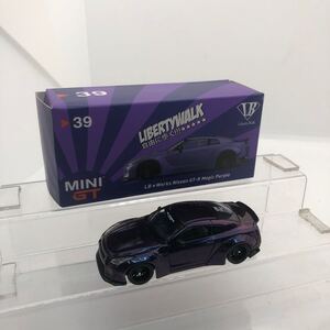 1/64 MINI GT LB★Works Nissan GT-R 「Magic Purple」(#39) ブリスター欠品 1円〜