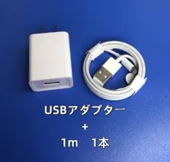 1個 USB充電器 1m1本 純正品質 データ転送ケーブル 充電ケー [22p]