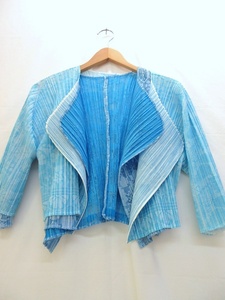 PLEATS PLEASE プリーツプリーズ プリーツドッキングデザインシャツ Designer Shirts 3 PP11-JO724 ISSEY MIYAKE イッセイミヤケ