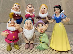 ☆1990年代/白雪姫と七人のこびと/PVCフィギュア/セット/即決/ビンテージ/Snow White and the Seven Dwarfs/PVC Figure set(Mattel) 