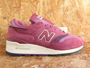 【正規新品】USA製 New Balance W997ER US8.5 25.5cm M996 ニューバランス アメリカ製 M991 M992 MR993 M1300 M998 定価4万円 復刻モデル