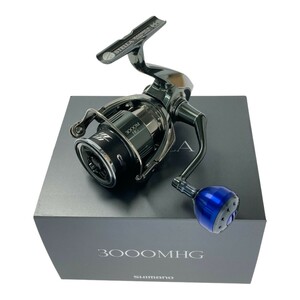 ☆☆ SHIMANO シマノ 22 STELLA 3000MHG カスタムハンドル仕様 043931 スピニングリール 箱付き 目立った傷や汚れなし