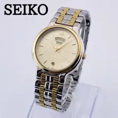 SEIKO 新品電池　1704 腕時計　男女兼用　デイデイト　7n33-6000