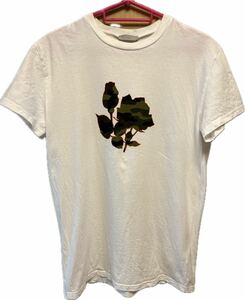 正規 18SS Dior Homme ディオールオム KRIS VAN ASSCHE クリスヴァンアッシュ デザートローズ 薔薇 迷彩 Tシャツ S 333J660I9011