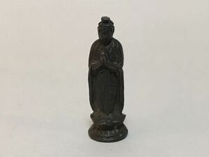 仏教美術 仏像 置物 銅製 古銅 時代物 