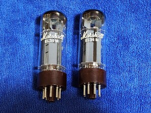 Marshall EL34M 真空管 マッチドペア 2本セット 未使用に近い 真空管