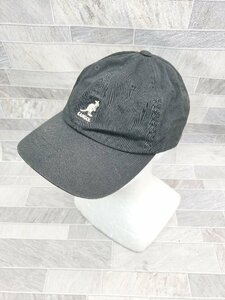 ◇ KANGOL カンゴール ロゴ刺繍 キャップ 帽子 ブラック サイズONE レディース P