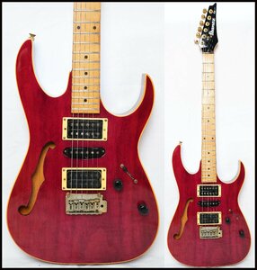 ★Ibanez★EX1700F Transparent Purple (改) DIMARZIO搭載 ハーフチェンバーボディ 激レアモデル! 1993年製 アイバニーズ★