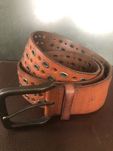 【RALPH LAUPEN LADYS BELT】本革　フリー　全長100cm ラルフ・ローレン　USED【23/05 RD-3】