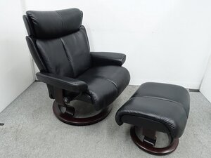 ■□EKORNES Stressless Magic Lサイズ ストレスレスマジック リクライニングチェア オットマン付 エコーネス□■027108014K-2□■