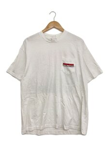 90/Marlboro/Rand McNally Map Pocket Tee/USA製/XL/WHT/プリント