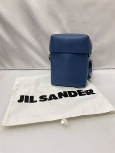 20240917【JIL SANDER】ジルサンダー スモールLidバッグ ショルダーバッグ レザー ブルー