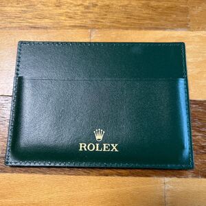 3825【希少必見】ロレックス カードケース 付属品ROLEX 