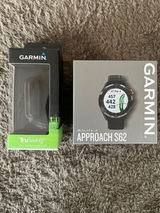 ★GARMIN Approach S62 ブラック ガーミン アプローチ&ゴルフスイングチェッカー Truswing J ★