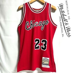 Mitchell&Ness AUTHENTIC JERSEY #23 MICHAEL JORDAN 84-85 マイケルジョーダン 初期 ユニフォーム CHICAGO BULLS シカゴ ブルズ レッド M