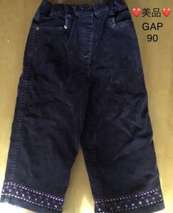 ★美品★GAP★90★コーデュロイ★暖か★