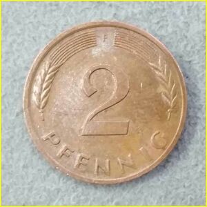 【ドイツ 2ペニヒ 硬貨/1978年】 2 PFENNIG 旧硬貨 /西ドイツ/コイン/古銭