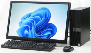 DELL Optiplex 7050-6700SF ■23インチ 液晶セット■ i7-6700/SSD256G+HDD1T/Radeon R5 430/第6世代/Windows11 デスクトップ