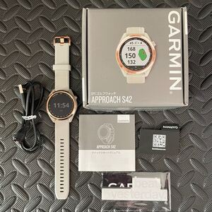 美品★ガーミン GARMIN Approach S42 GPSゴルフウォッチ★S70 S62