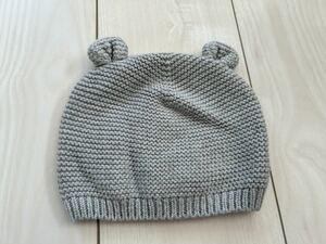 【babyGAP】耳付ニット帽46☆ベビーギャップキッズ防寒