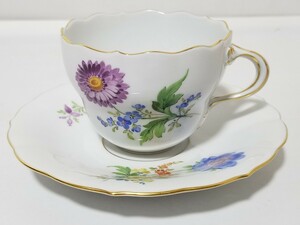 MEISSEN マイセン ベーシックフラワー 一つ花 カップ&ソーサー