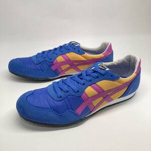 即決!良好! Onitsuka Tiger SERRANO サイズ 30cm ブルー系 黄 紫 1183B400 / オニツカタイガー セラーノ