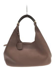 LOEWE◆トートバッグ/レザー/ピンク/337.79.G91/アナ ホーボー/ANA Hobo/アナグラム/型押