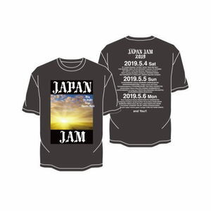 即決◆JAPAN JAM 2019◆Ｔシャツ ロゴ ／ ブラック Mサイズ【新品／未開封】NICO Touches the Walls、BiSH 、ゲスの極み乙女。、UVERworld