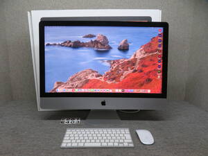 iMac Retina 5K A1419●プロソフト＆Office付●中古美品●27型Late2017●究極PC Core i7/ 32GB/高速SSD 512GB●PC1台で,ダブル macOS&Win11