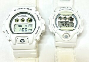 1円～ 2本セット CASIO カシオ G-SHOCK Baby-G Gショック デジタル メンズ レディース クォーツ 付属品 箱 保証書 取扱説明書 時計